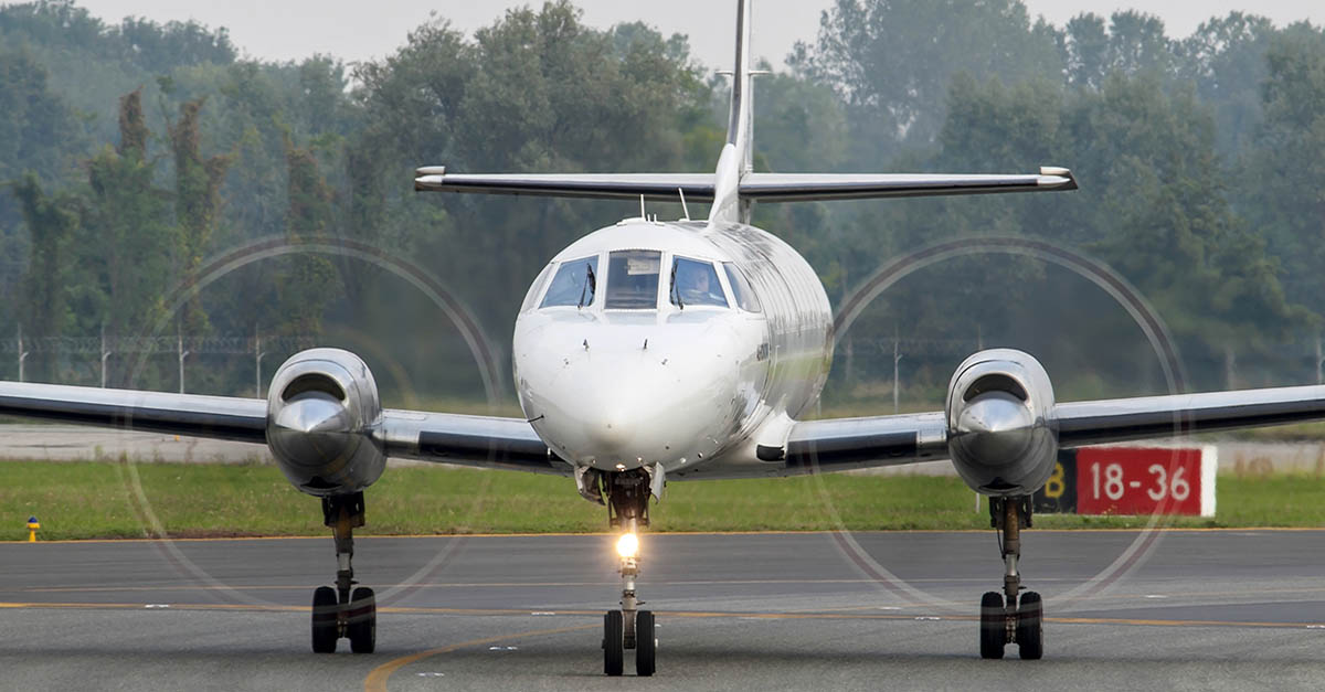 Plane on runway