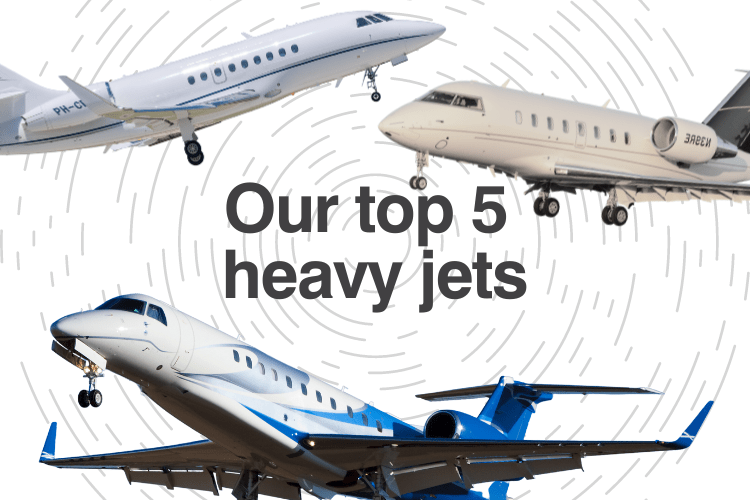 heavy jets private jet charter