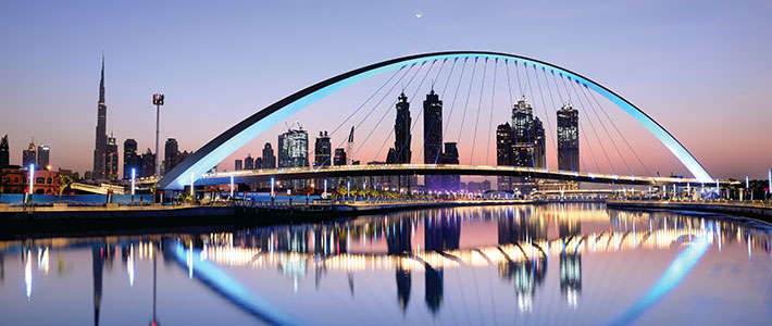 dubai at night city
