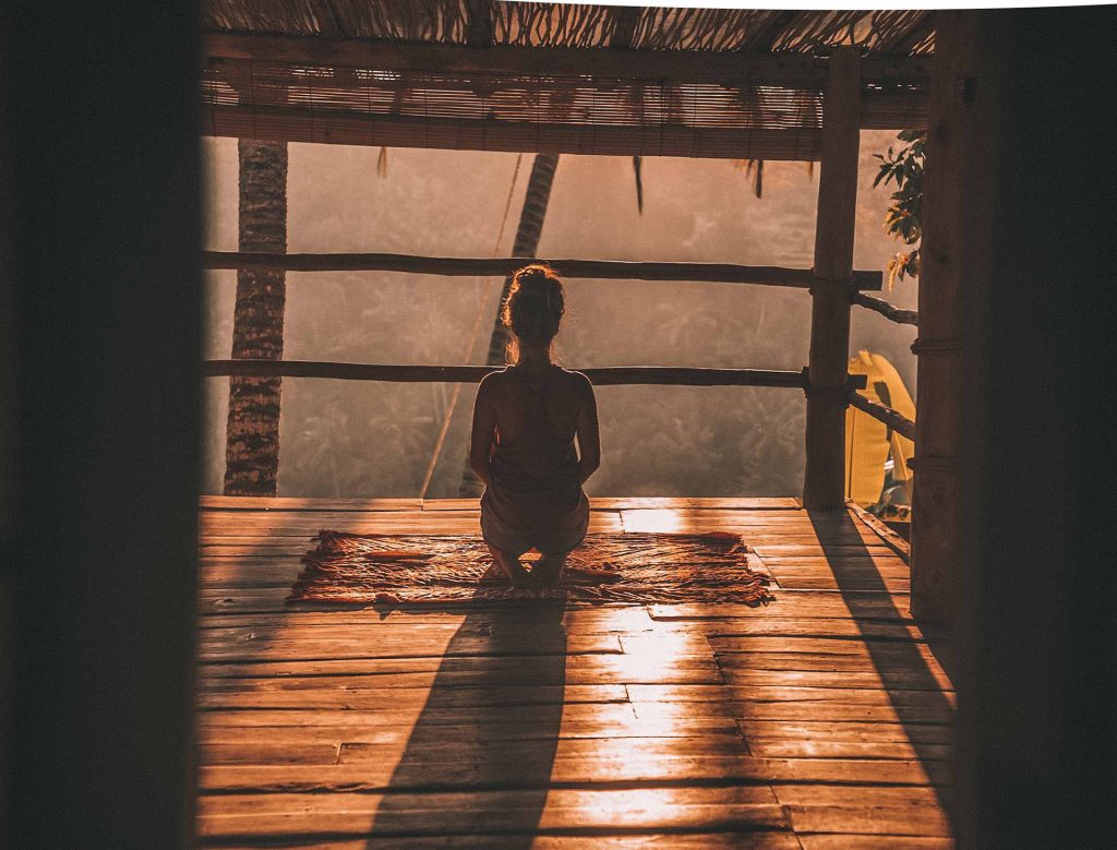 yoga retreat to Bali on private jet