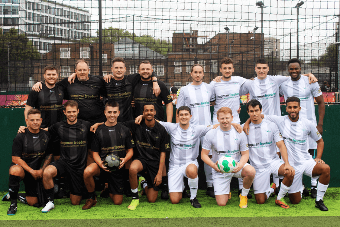 Chapman Freeborn Charity football team