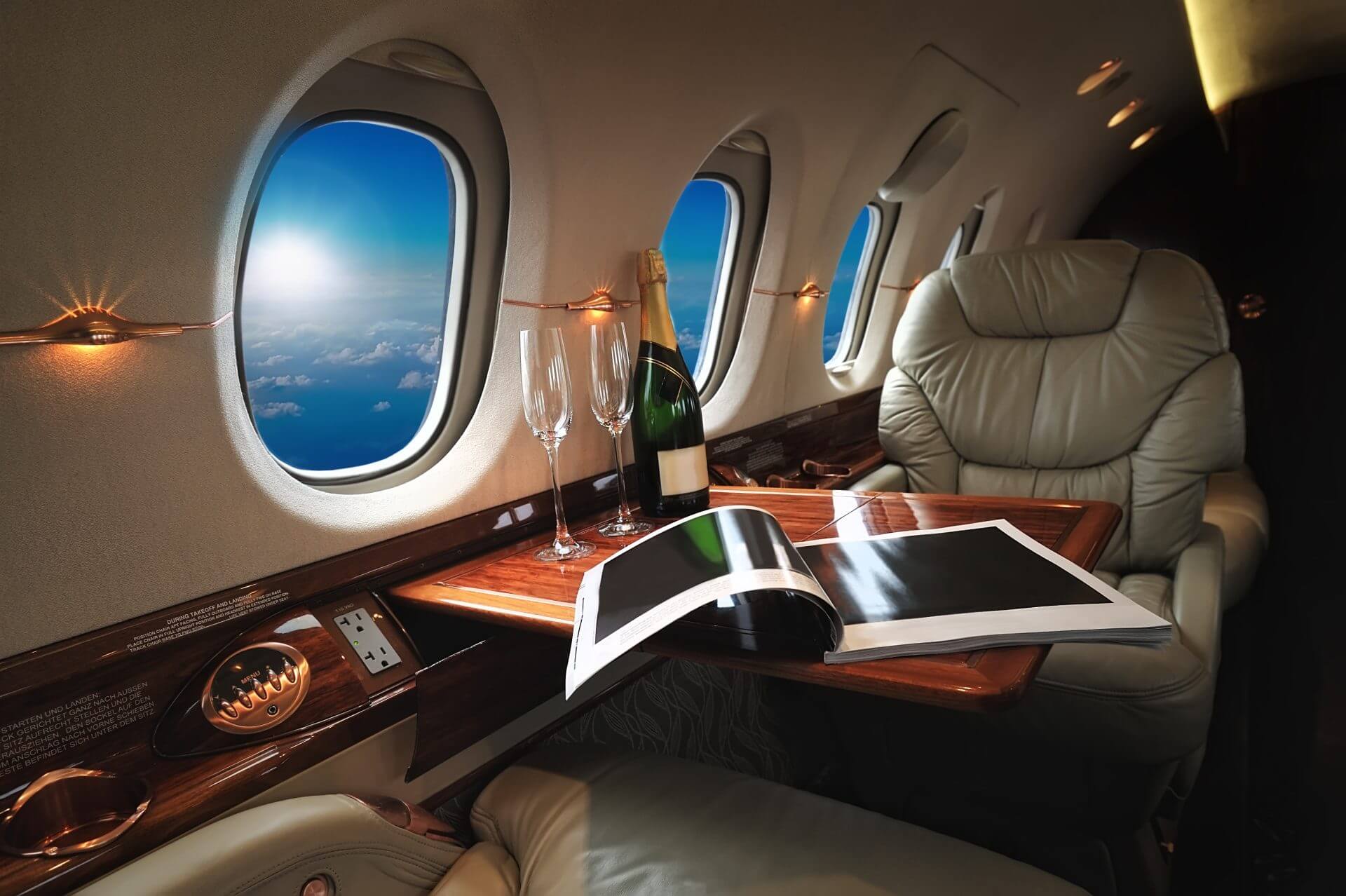 hire luxury private jet charter
