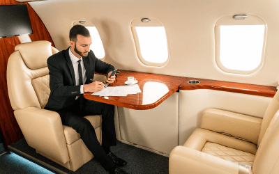 Private Jet Interior